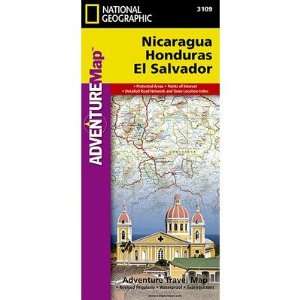  Nicaragua, Honduras, El Salvador Map: Home & Kitchen
