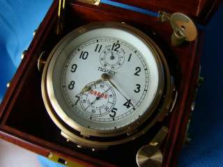 Russian marine chronometer POLJOT #08808 CCCP NAVY  