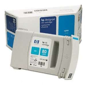  HP 80 Ink Cartridge, Yields 2200 Pages, quot;D quot; Size 