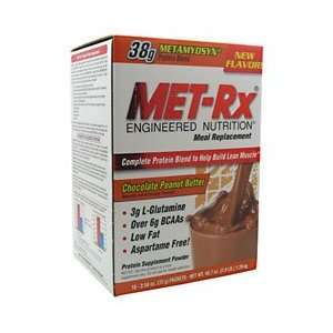 MET Rx Meal Replacement Protein Powder   Chocolate Peanut Butter   18 
