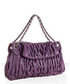 Big Buddha purple quilted Monet chain shoulder bag   up to 