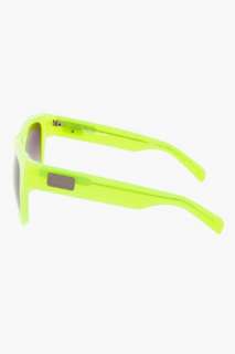 Matthew Williamson Neon Yellow Sunglasses for women  SSENSE