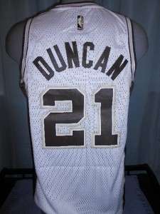 New Tim Duncan #21 San Antonio SPURS Large L Adidas Swingman Sewn 
