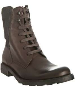 Kenneth Cole Reaction brown leather Hunt In Man lace up boots 
