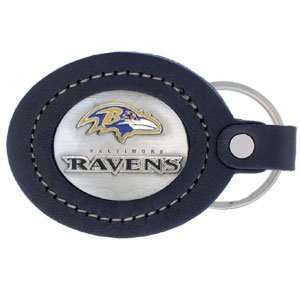    Baltimore Ravens NFL Large Leather Key Ring