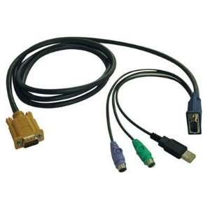  15ft USB/PS2 KVM Cable Kit Electronics