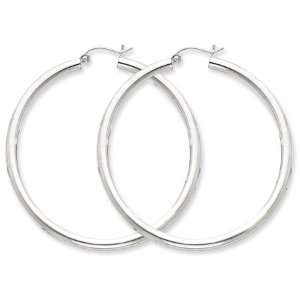  925 Sterling Silver Big Large Solid Round Hoop Earrings Jewelry
