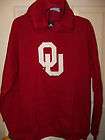 Adidas OU Sooners Red Hoodie Jacket Boys Youth Size 18 / 20 NWT #142