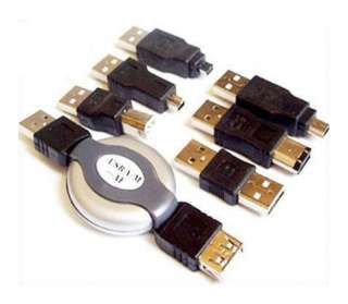Brand New 6 in 1 USB Travel Computer Data Cable Adapter  