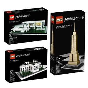   Farnsworth House and Empire State Building Model Kit Set Toys & Games