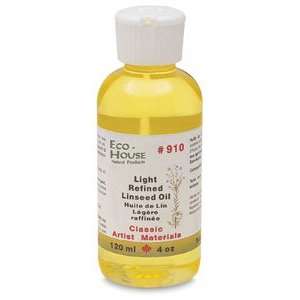   Linseed Oil   4 oz, Light Refined Linseed Oil Arts, Crafts & Sewing
