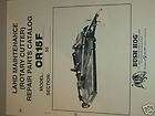 bush hog cr15f rotary cutter parts book manual returns not