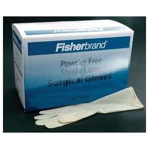 Fisherbrand Powdered and Powder Free Latex Medical Gloves, Size 9 