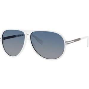 Hugo Boss 0398/P/S Mens Aviator Full Rim Outdoor Sunglasses   White 