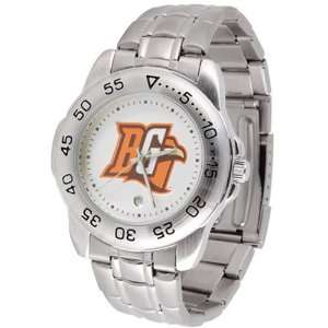 Bowling Green State Falcons Mens Anochrome Sport Watch with Stainless 