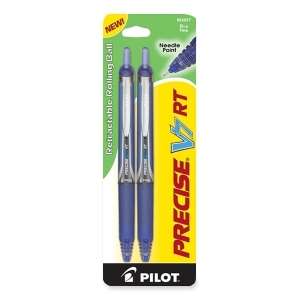 Pilot Precise V5 RT Rollerball Pen;0.5mm/0.7mm  Ink Color Blue/Black 