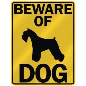  BEWARE OF  MINIATURE SCHNAUZER  PARKING SIGN DOG