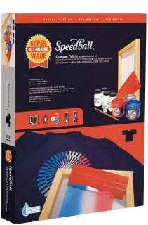 Speedball Screen Printing Super Value Opaque Fabric Kit DIAZO set 