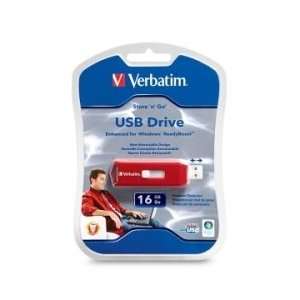   Go USB 2.0 Flash Drive   Red   VER96317