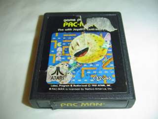 Pac Man   ATARI 2600 game program Pacman NAMCO 1981 Acceptable  