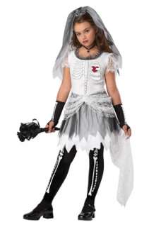 Skeleton Bride Child Halloween Costume  