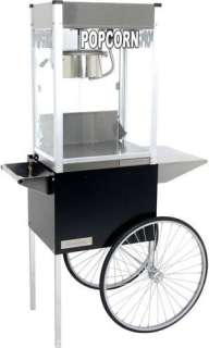 Paragon Professional Popcorn Machine w/ 8 Ounce Kettle & Popcorn Cart
