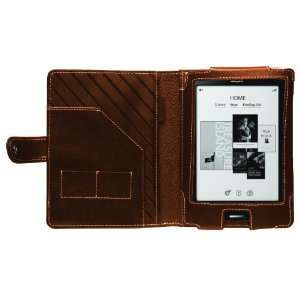  Navitech Brown Leather Flip Carry Case For The Kobo Touch 