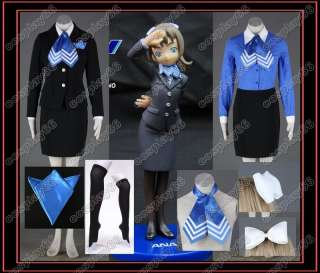 Aviation Uniform Culture Stewardess Dress X Cosplay Costume Any 