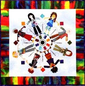 Colorific Quilters #4 Circle of Friends Quilted Lizard Quilt Pattern 