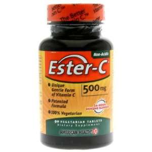  American Health   Ester C 500mg 90 VegTabs Health 