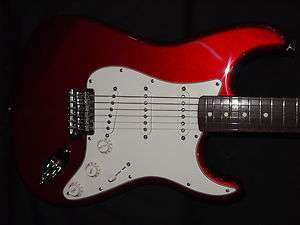 Fender Standard Stratocaster Strat Candy Apple Red Rosewood  