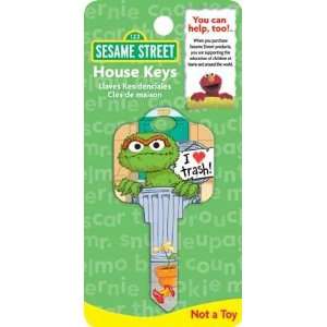  Sesame Street Oscar the Grouch Kwikset KW1 House Key