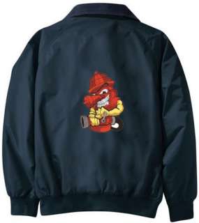 FIREMAN FIREFIGHTER embroidered jacket PERSONALIZED J75  