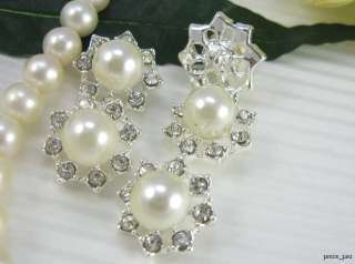 Sparkling Crystal Rhinestone Pearl Buttons #S388  