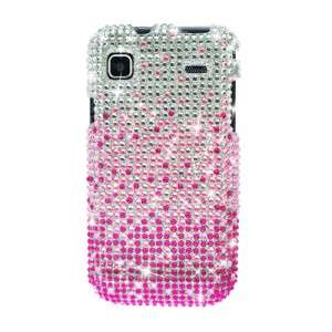 Samsung Vibrant Galaxy S T959 Rhinestone Crystal Bling Pink Case Phone 