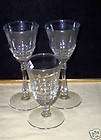 FROND STEM 3007 LIBBEY ROCK SHARPE Cordial Glasses items in 