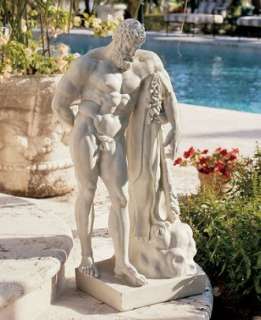   Greek & Roman Hercules (Herakles) Home Garden Sculpture Statue  