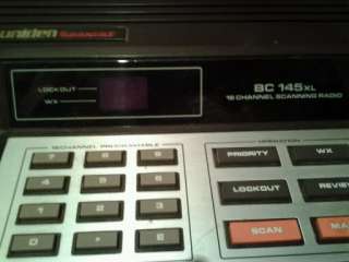   Uniden Bearcat BC145XL16 Channel Scanning Scanner Radio#430  