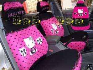 New Hello Kitty Lace Car Seat Covers  Peach  