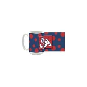   Fresno State Bulldogs (Polka Dot) 15oz Ceramic Mug
