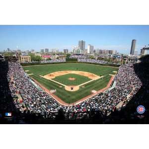    Chicago Cubs Wrigley Field Pre Pasted Wallpaper