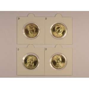  2010 Presidential Dollar Uncirculated 4 Coin Set D Mint 