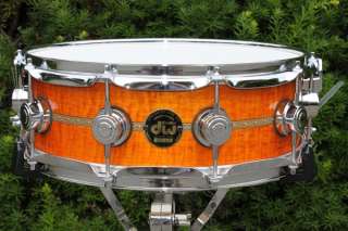 DW 25th Anniversary Fiddleback Maple Snare Drum 5 x 14  