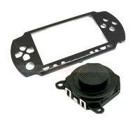 FRONT FACEPLATE PLATE For SONY PSP 1000+ JOYSTICK BLACK  