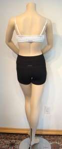 XS Bebe Sport Athletic Shorts Fitness Workout Tennis Running Gym Black 