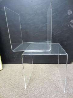 Clear Acrylic Riser Stand Shelf counter display Jewelry  