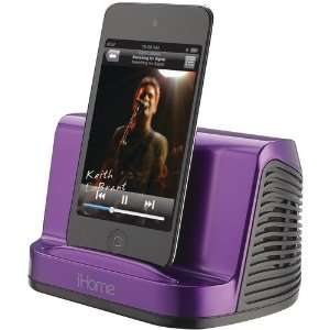   Portable Stereo Speaker System for iPad, iPod and  Player (Purple