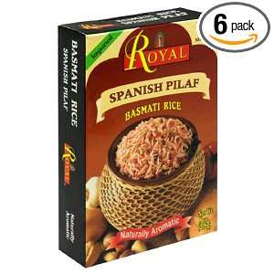 Royal Pilaf, Spanish Pilaf, 8 Ounce Tub (Pack of 6)  