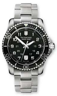 NEW* Victorinox Swiss Army Mens Maverick GS Stainless Steel Watch 