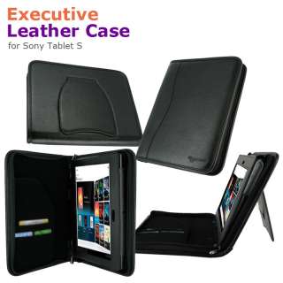   Executive Portfolio Leather Case Cover for Sony Tablet S S1  